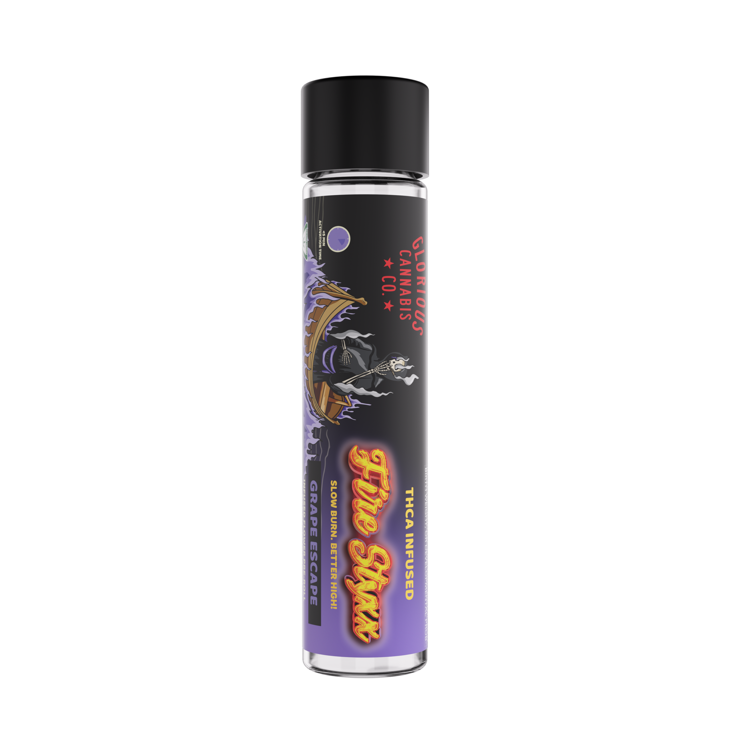 Grape Escape Distillate Infused Pre-Roll | 1g - Image 2