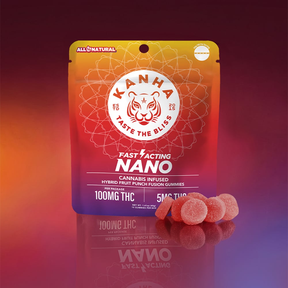 Fruit Punch Fusion Hybrid Fast Acting Gummies 10pk | 100mg - Image 2