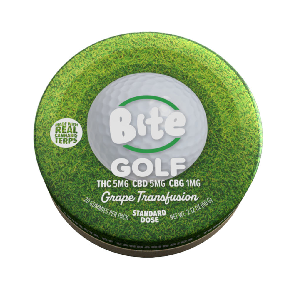 5:5:1 THC/CBD/CBG Golf Grape Transfusion Gummies 20pk | 100mg - Image 2