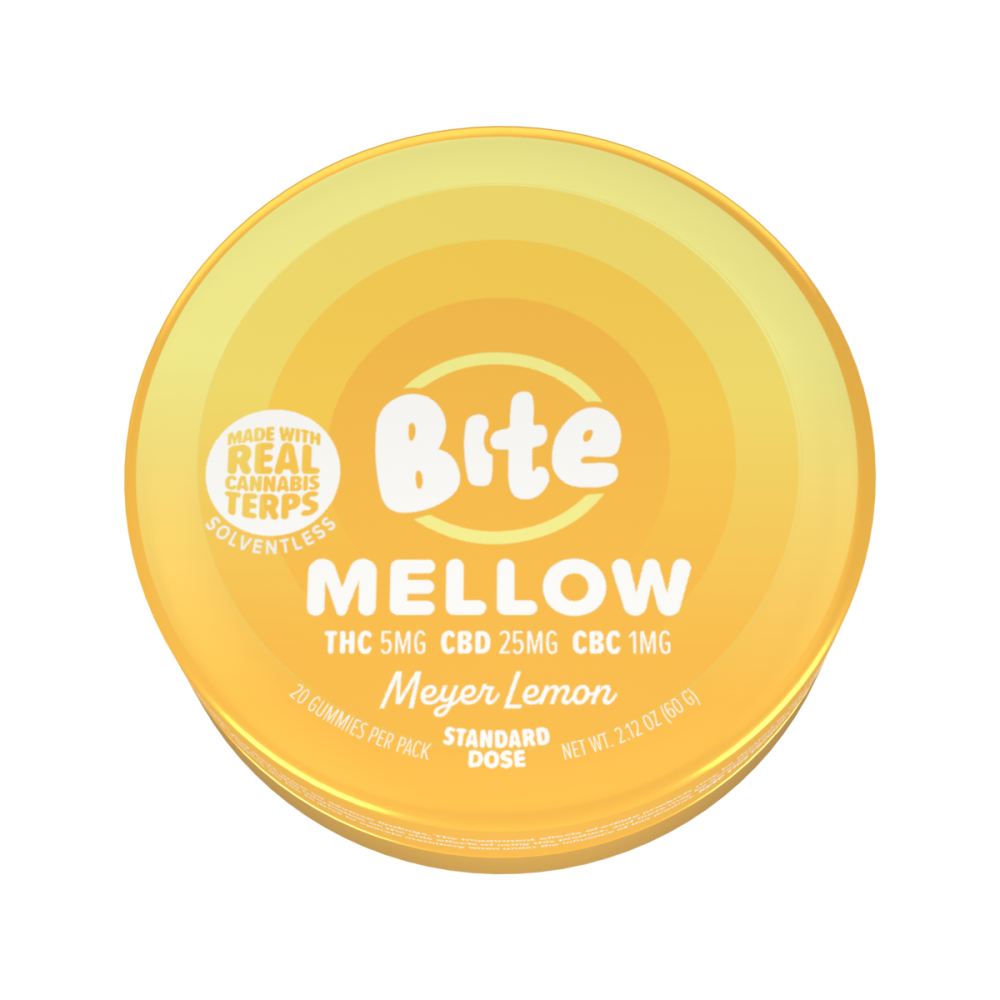 5:25:1 THC/CBD/CBC B Mellow Meyer Lemon Gummies 20pk | 100mg - Image 2