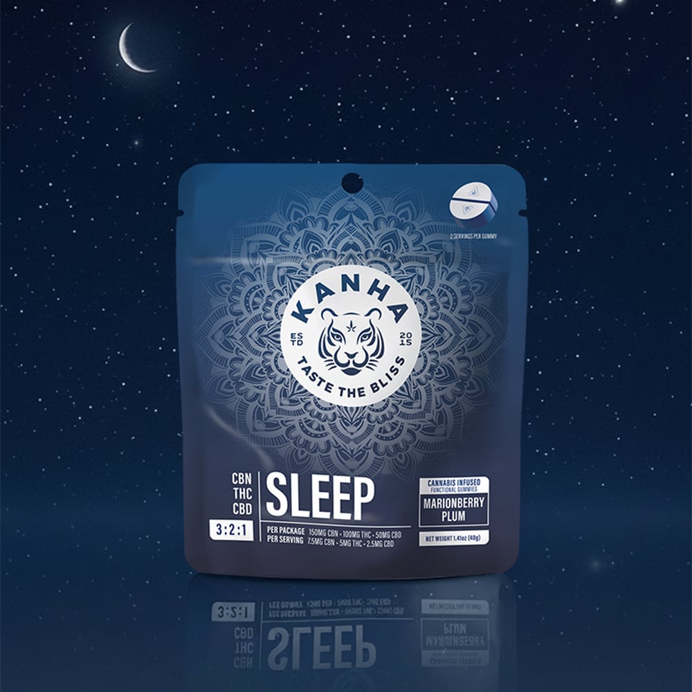 2:1:3 THC/CBD/CBN Sleep Marionberry Plum Fast Acting FX Gummies 10pk | 100mg - Image 2