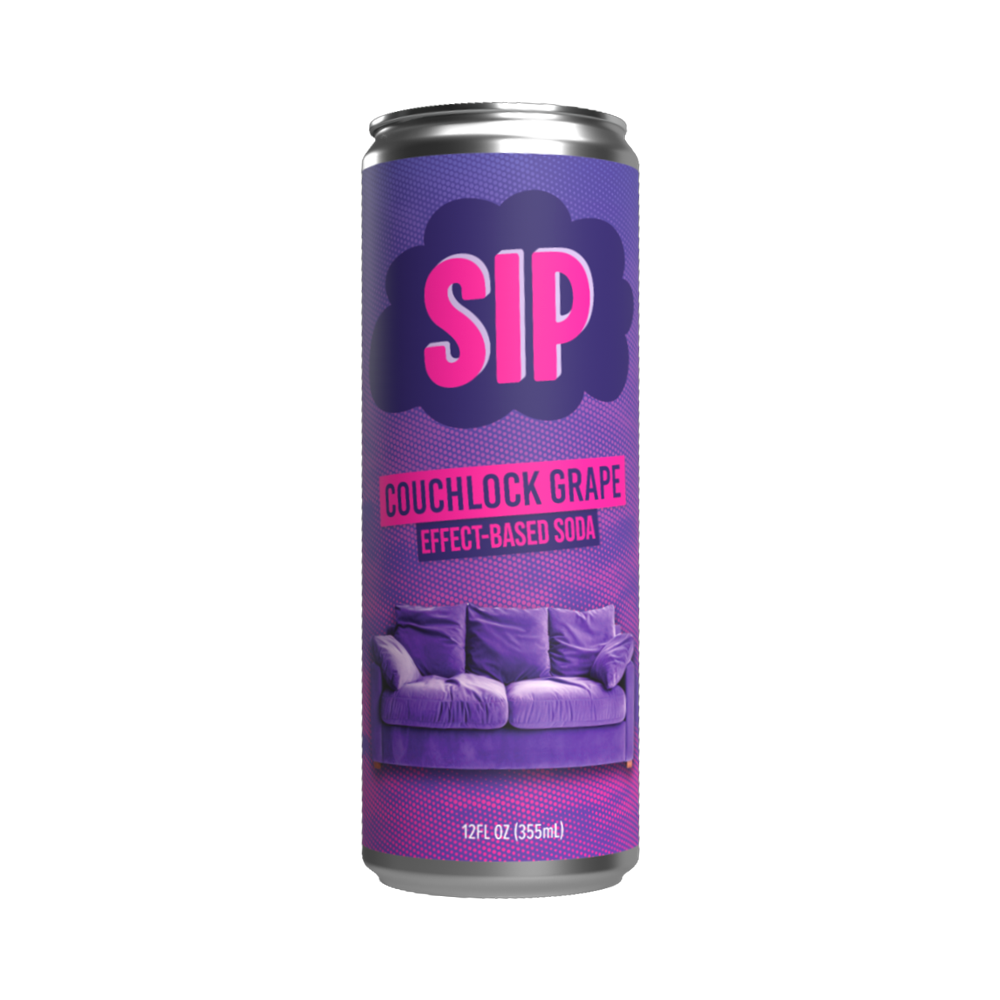 5:5:2 THC/CBD/CBN Sugar-Free Couchlock Grape Soda | 5mg - Image 2