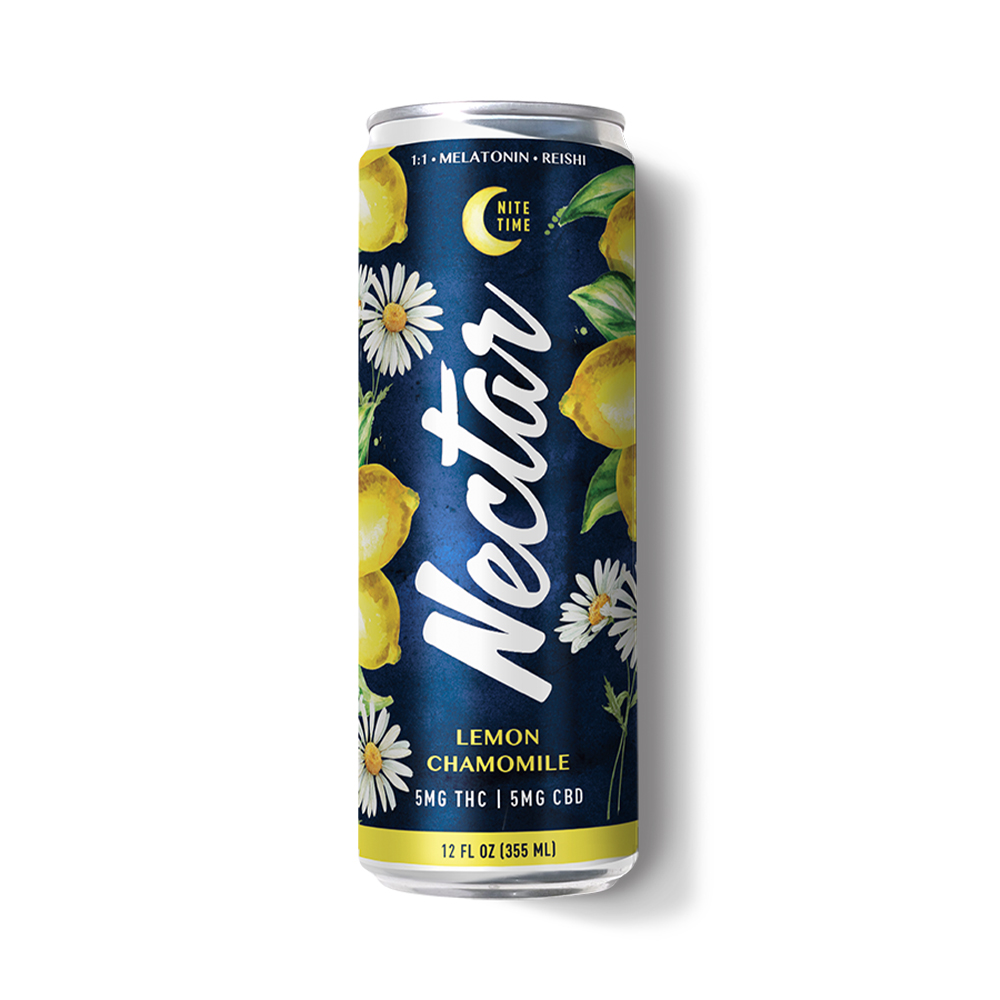 1:1 THC:CBD Nitetime Lemon Chamomile Beverage | 5mg - Image 2