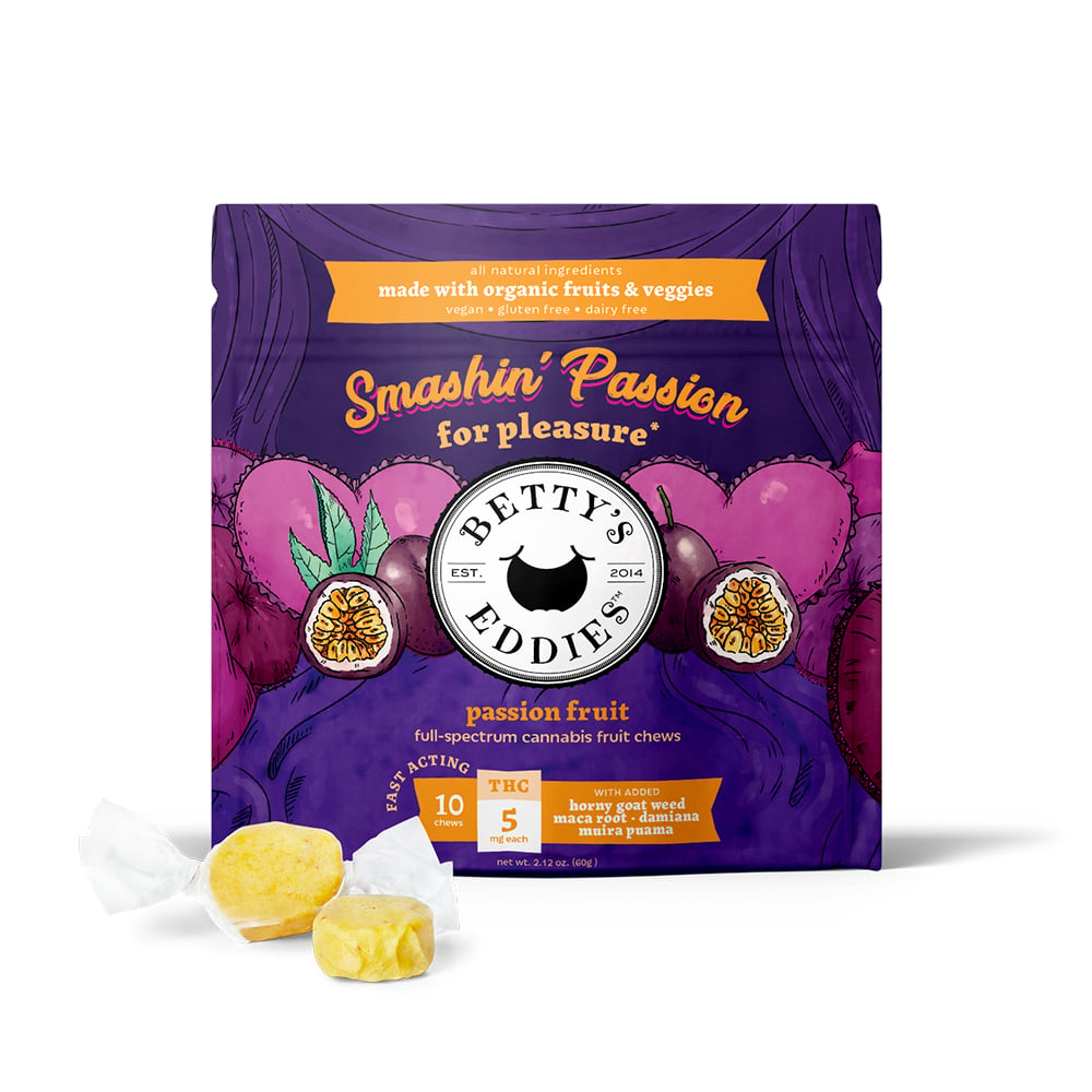 Smashin Passion Fast Acting Fruit Chews 10pk | 50mg - Image 2