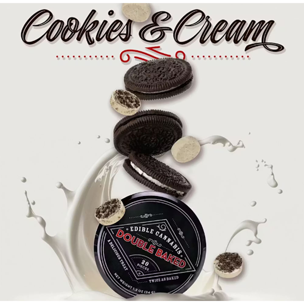 RSO Cookies and Cream Fast Acting Bites 20pk | 100mg - Image 2