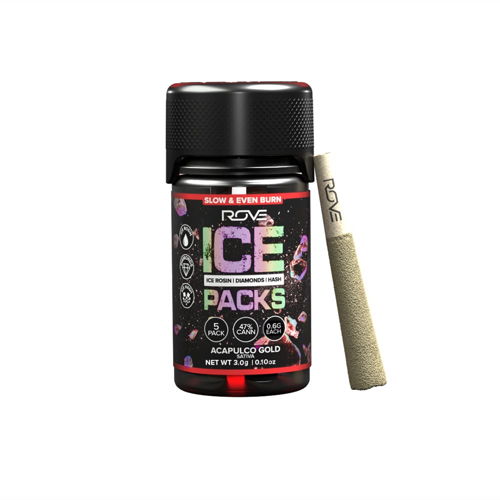 Acapulco Gold Triple Infused Ice Pack 5pk Pre-Rolls | 3g - Image 2
