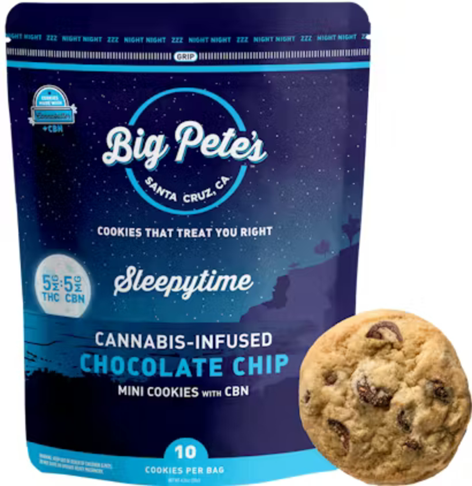 1:1 THC/CBN Chocolate Chip Sleepytime Cookies 10pk | 50mg