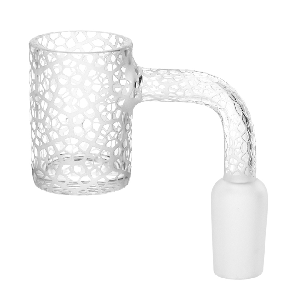 Pulsar Cellular Mosaic Etched Quartz Banger | 14mm M