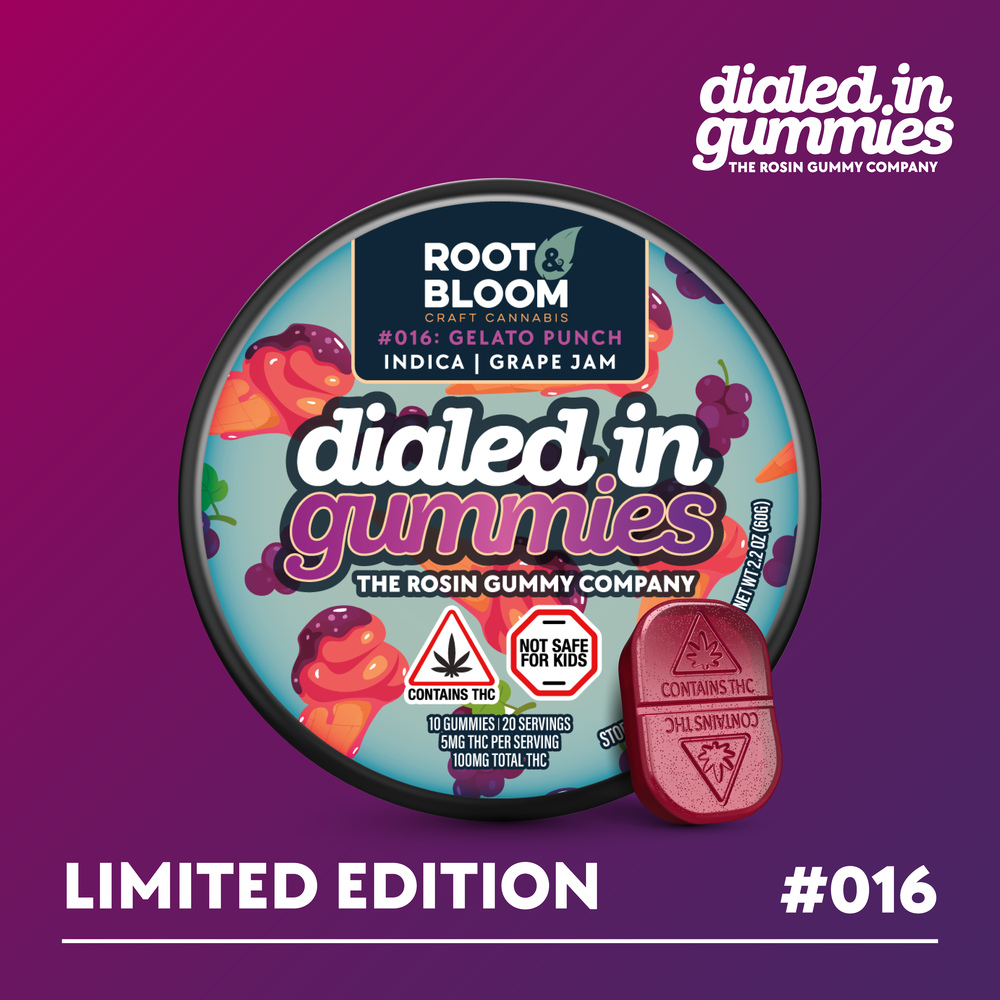 Grape Jam x Gelato LTO Rosin Gummies 10pk | 100mg