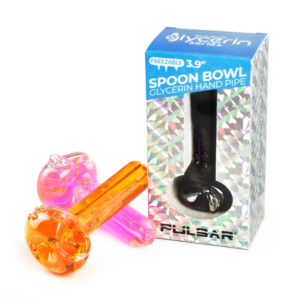 Pulsar Glycerin Glass Spoon Pipe | 4"