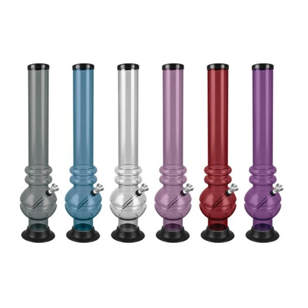 Bubble Rings Acrylic Bong | 18"