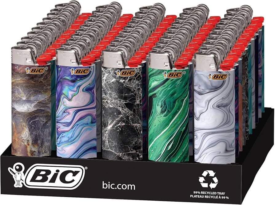 "Marble Series" BIC Lighter