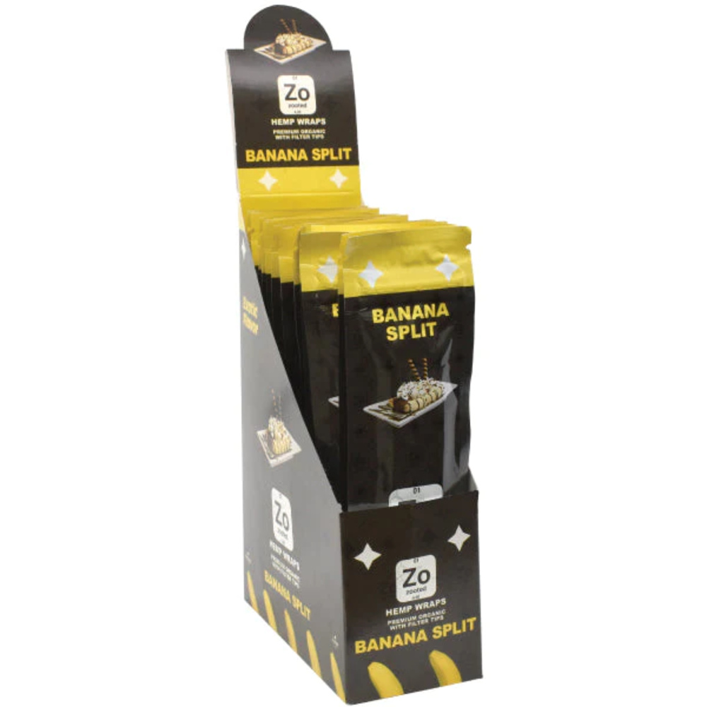 Zooted Banana Split Flavored Hemp Wraps