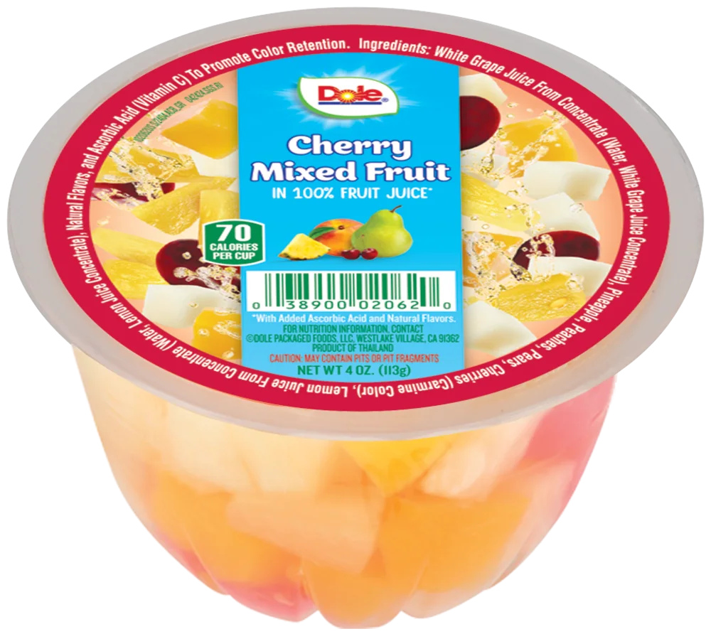 Dole - Cherry Mixed Fruit Cup | 4oz