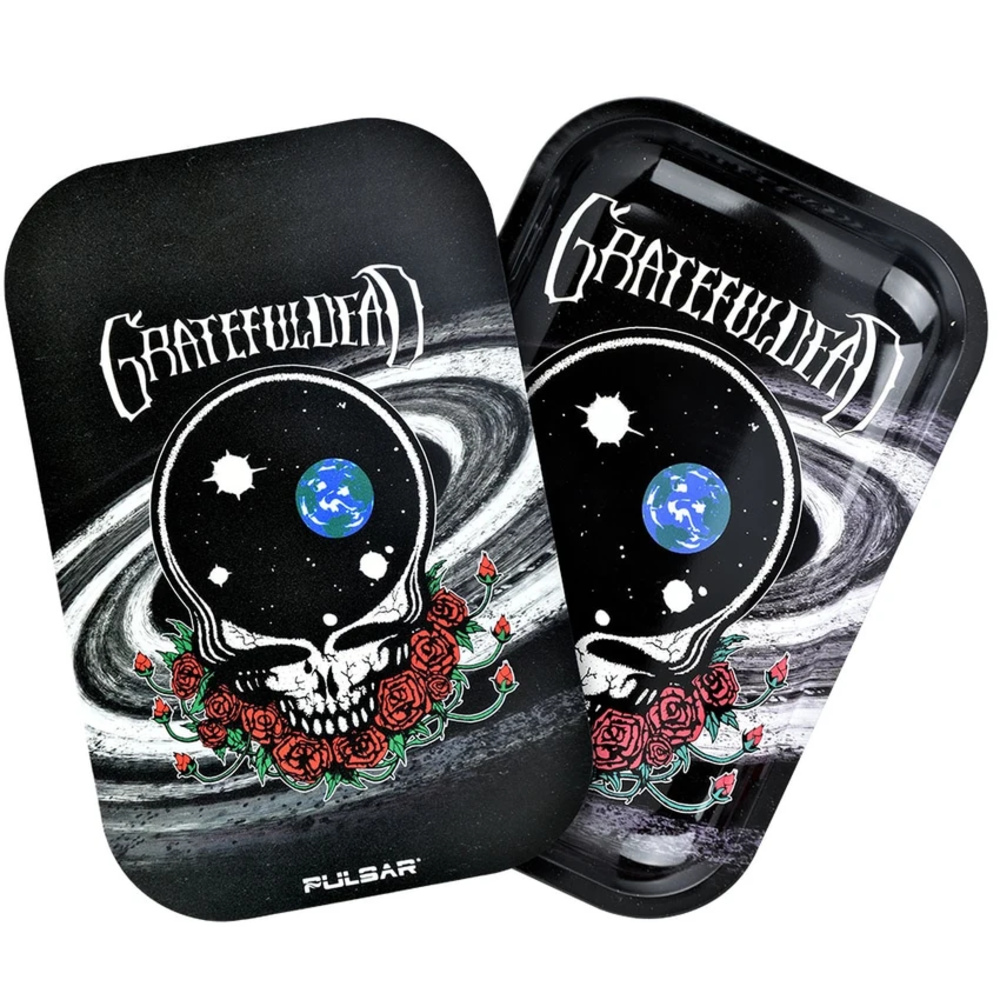 Grateful Dead x Pulsar Metal Rolling Tray & Lid | Space Your Face Galaxy | 11"x7"
