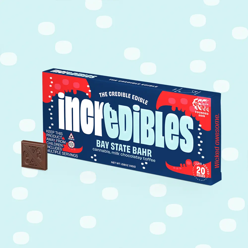 Bay State Bahr Chocolate Bar 20pc | 100mg