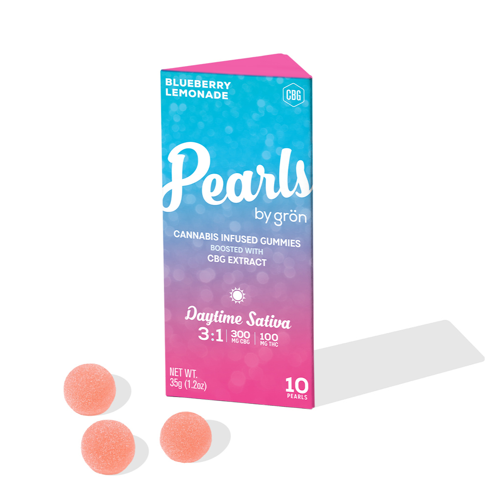 1:3 THC/CBG Blueberry Lemonade Gummy Pearls 10pk | 100mg