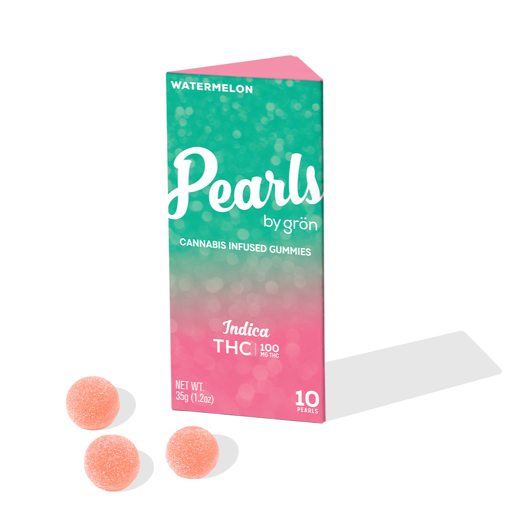 Watermelon Gummy Pearls 10pk | 100mg