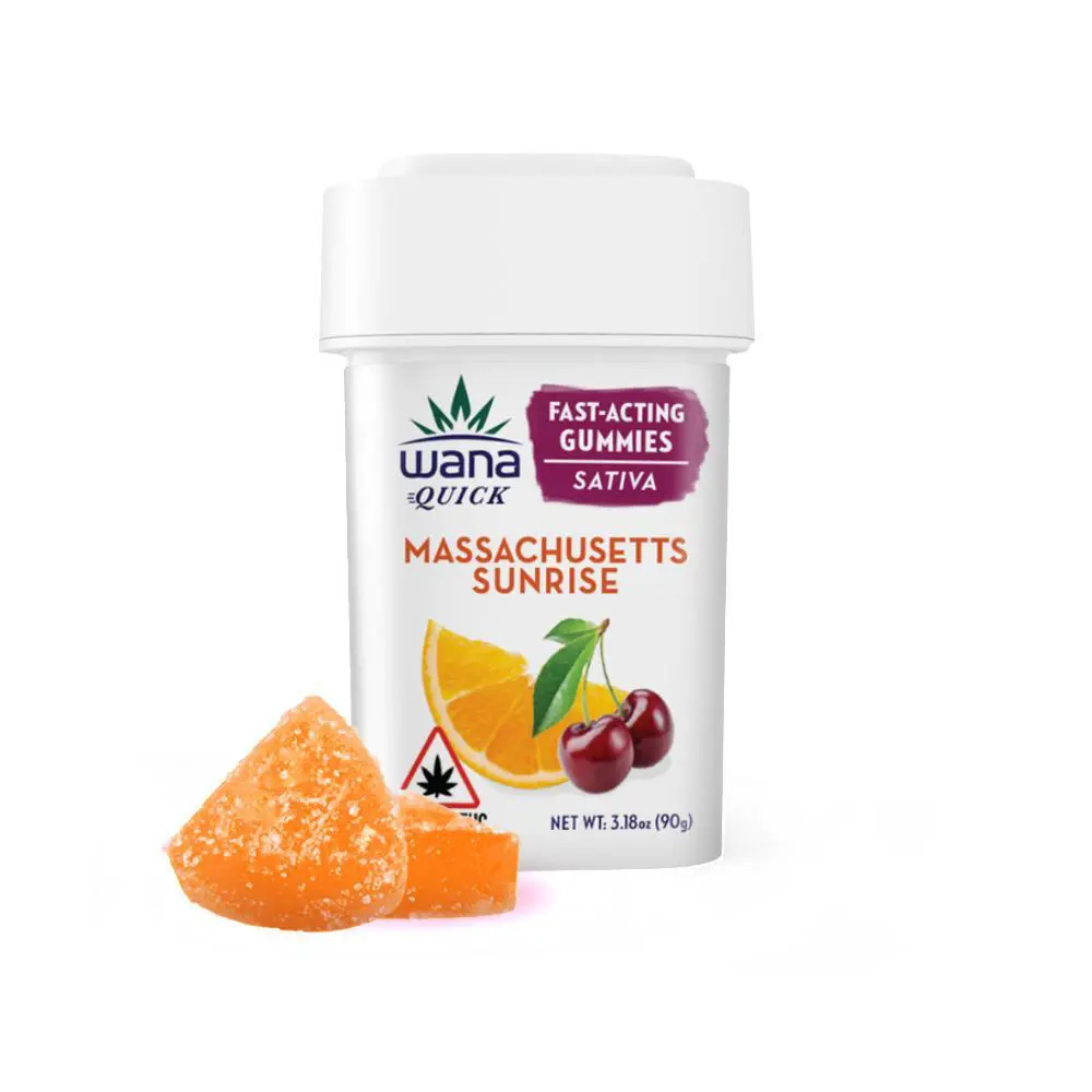 Massachusetts Sunrise Sativa Fast Acting Gummies 20pk | 100mg