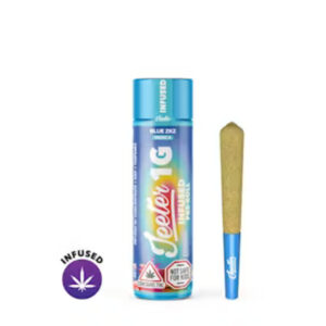 Blue ZKZ Distillate Oil + Kief Infused Pre-Roll | 1g